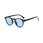 Men's Round Sunglasses with Keyhole Bridge