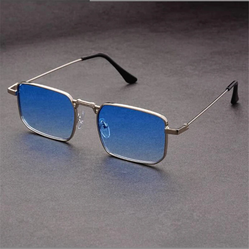 Men's Square Sunglasses with Metal Frame