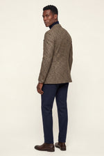 Men's Double-Breasted Blazer with Peak Lapels