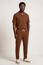 Men's Co-ord Set with Revere Collar Shirt and Trousers