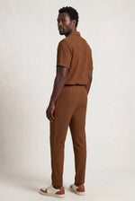 Men's Co-ord Set with Revere Collar Shirt and Trousers