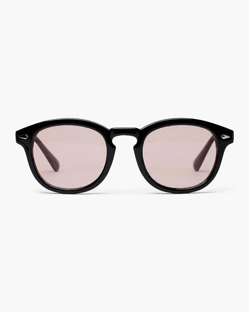 Men's Round Sunglasses with Keyhole Bridge