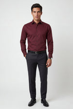 Men's Long Sleeve Shirt in Fitted Cut