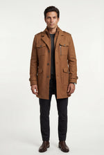 Men's Slim Fit Single-Breasted Coat