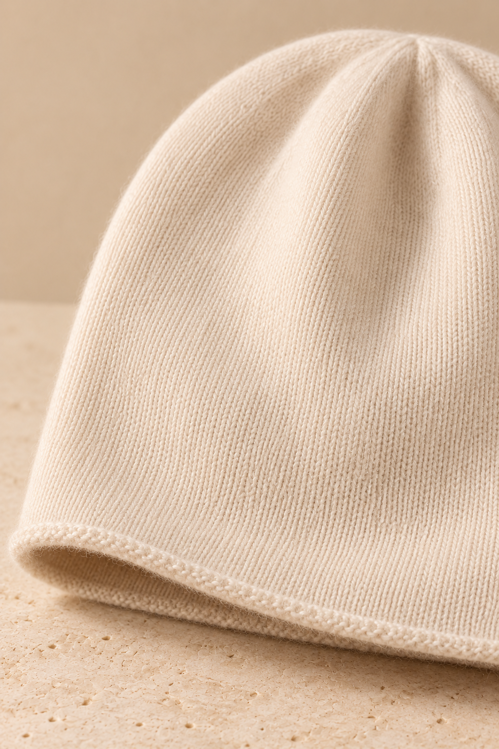 Men’s 100% Cashmere Knitted Beanie Hat