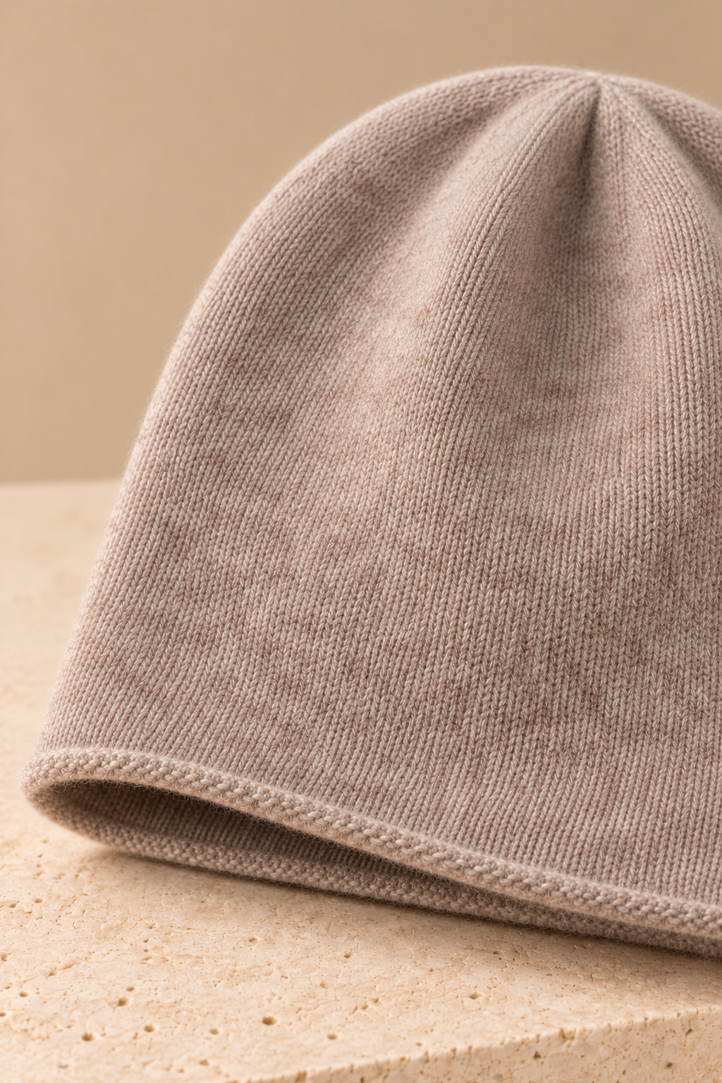 Men’s 100% Cashmere Knitted Beanie Hat