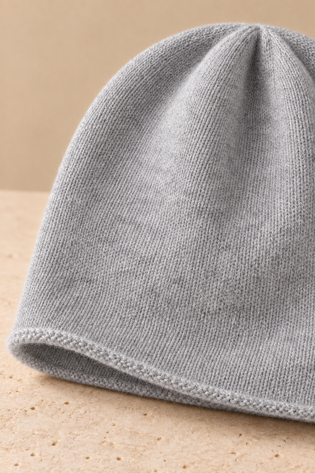Men’s 100% Cashmere Knitted Beanie Hat