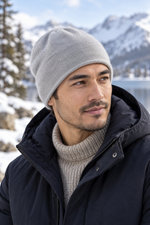 Men’s 100% Cashmere Knitted Beanie Hat