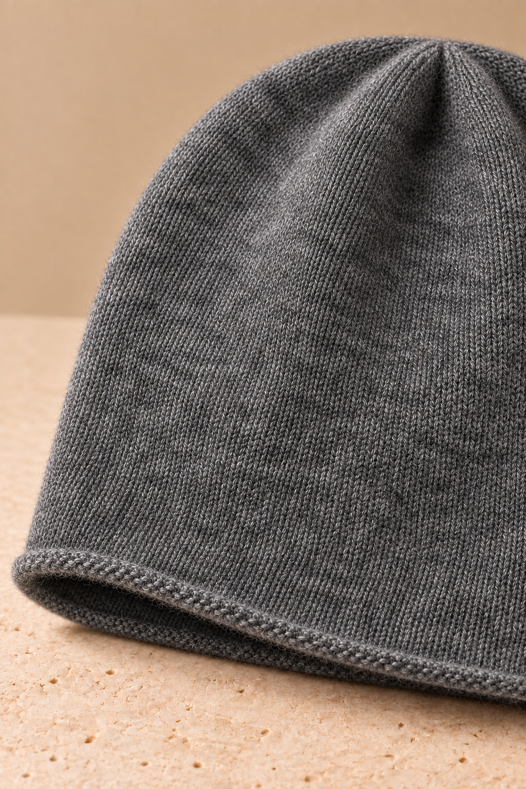 Men’s 100% Cashmere Knitted Beanie Hat