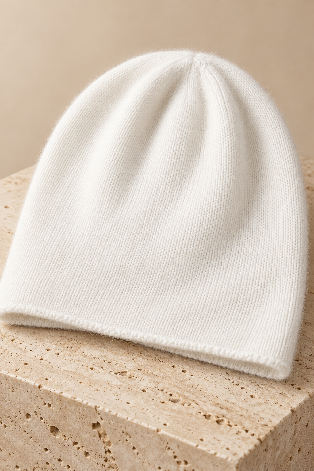 Men’s 100% Cashmere Knitted Beanie Hat