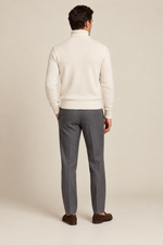 Men’s 100% Cashmere Ribbed Turtleneck Jumper