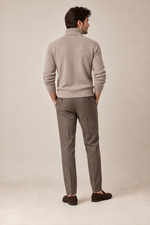 Men’s 100% Cashmere Ribbed Turtleneck Jumper