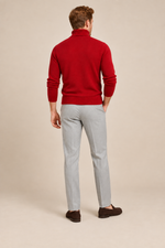 Men’s 100% Cashmere Ribbed Turtleneck Jumper