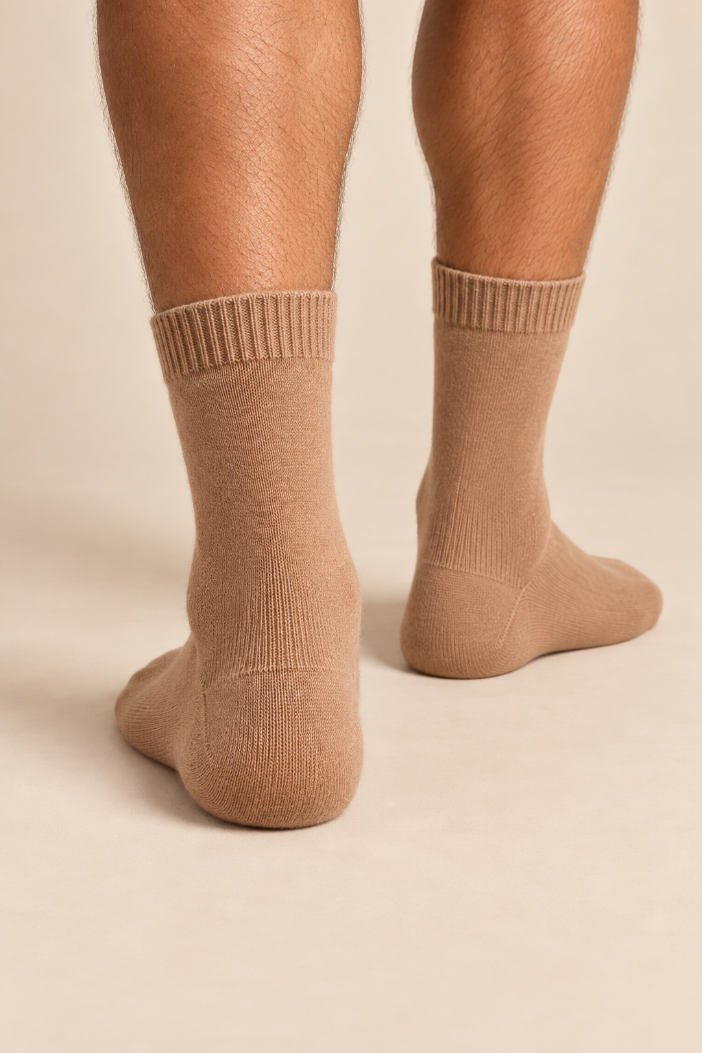 Men’s 100% Cashmere Knitted Mid-Calf Socks