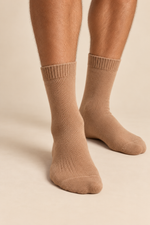 Men’s 100% Cashmere Knitted Mid-Calf Socks
