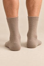 Men’s 100% Cashmere Knitted Mid-Calf Socks