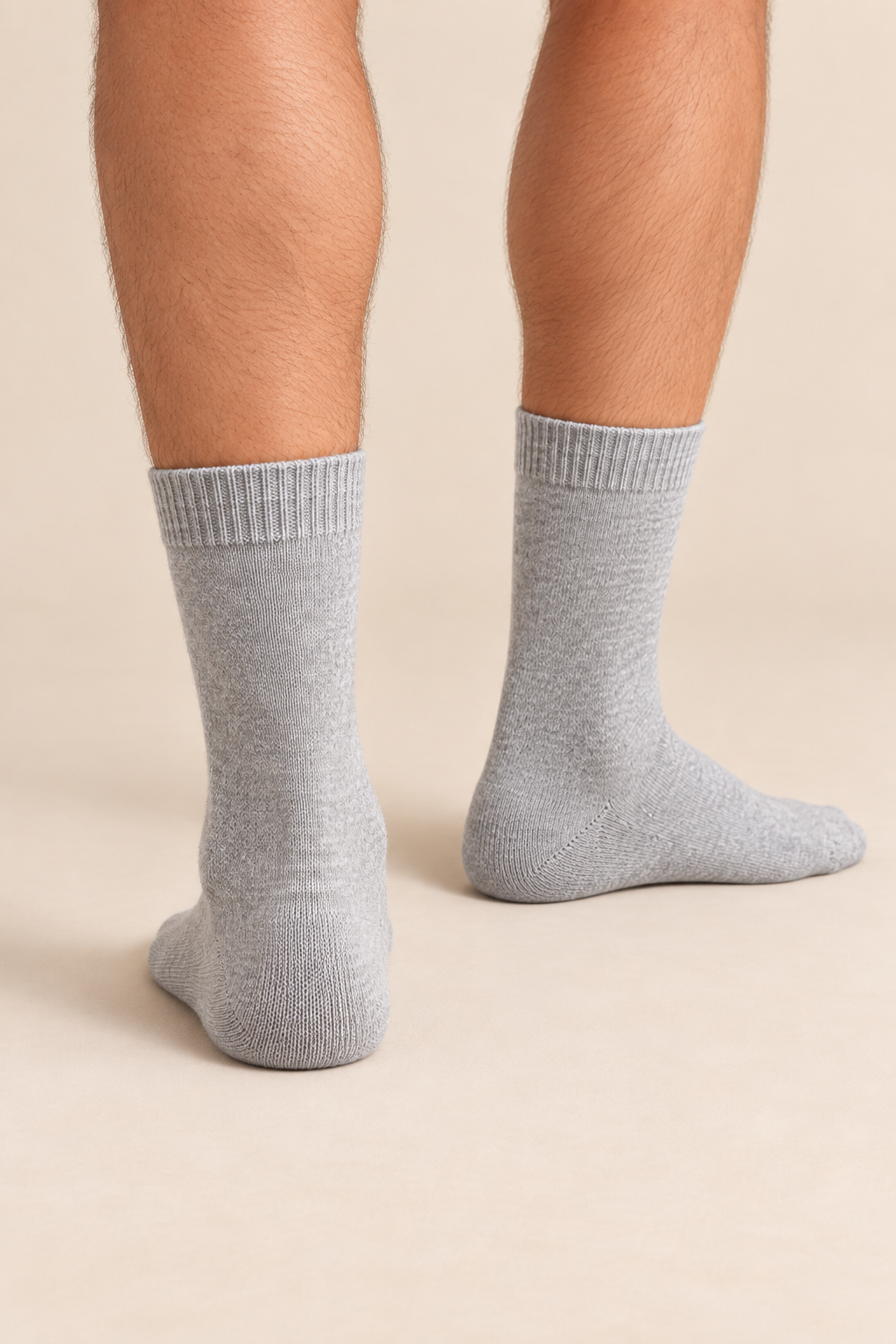 Men’s 100% Cashmere Knitted Mid-Calf Socks