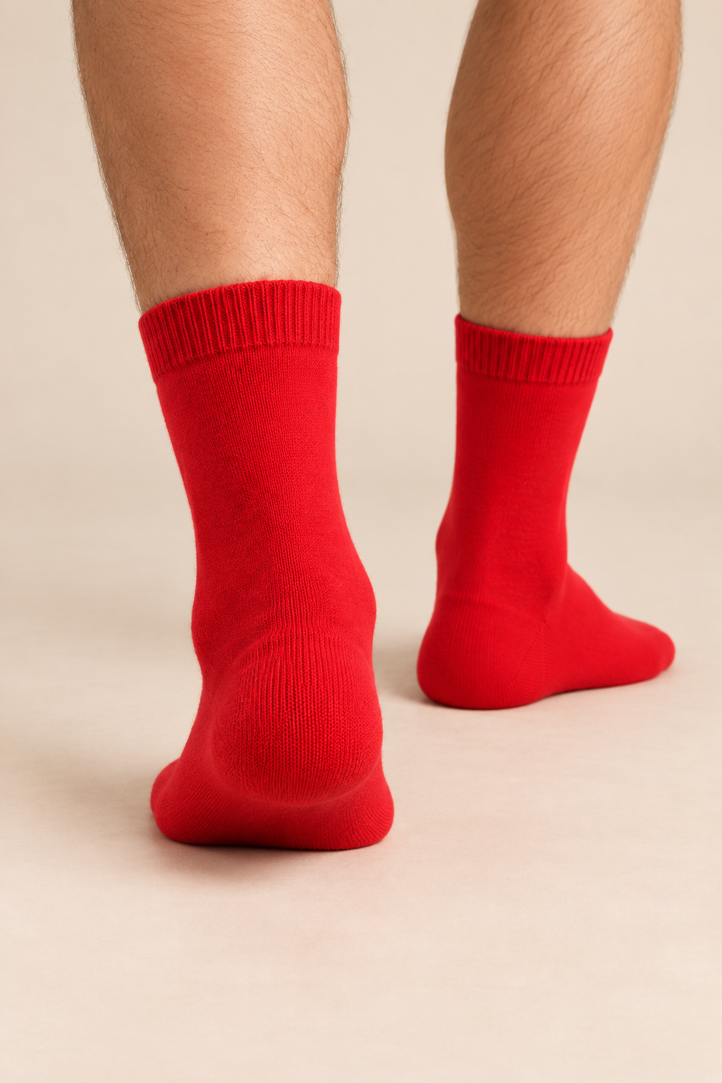 Men’s 100% Cashmere Knitted Mid-Calf Socks