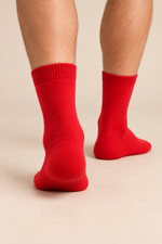 Men’s 100% Cashmere Knitted Mid-Calf Socks