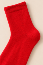 Men’s 100% Cashmere Knitted Mid-Calf Socks