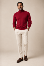 Men’s 100% Cashmere Turtleneck Jumper
