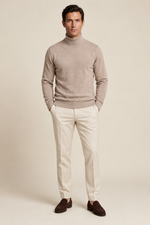 Men’s 100% Cashmere Turtleneck Jumper