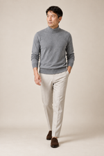Men’s 100% Cashmere Turtleneck Jumper