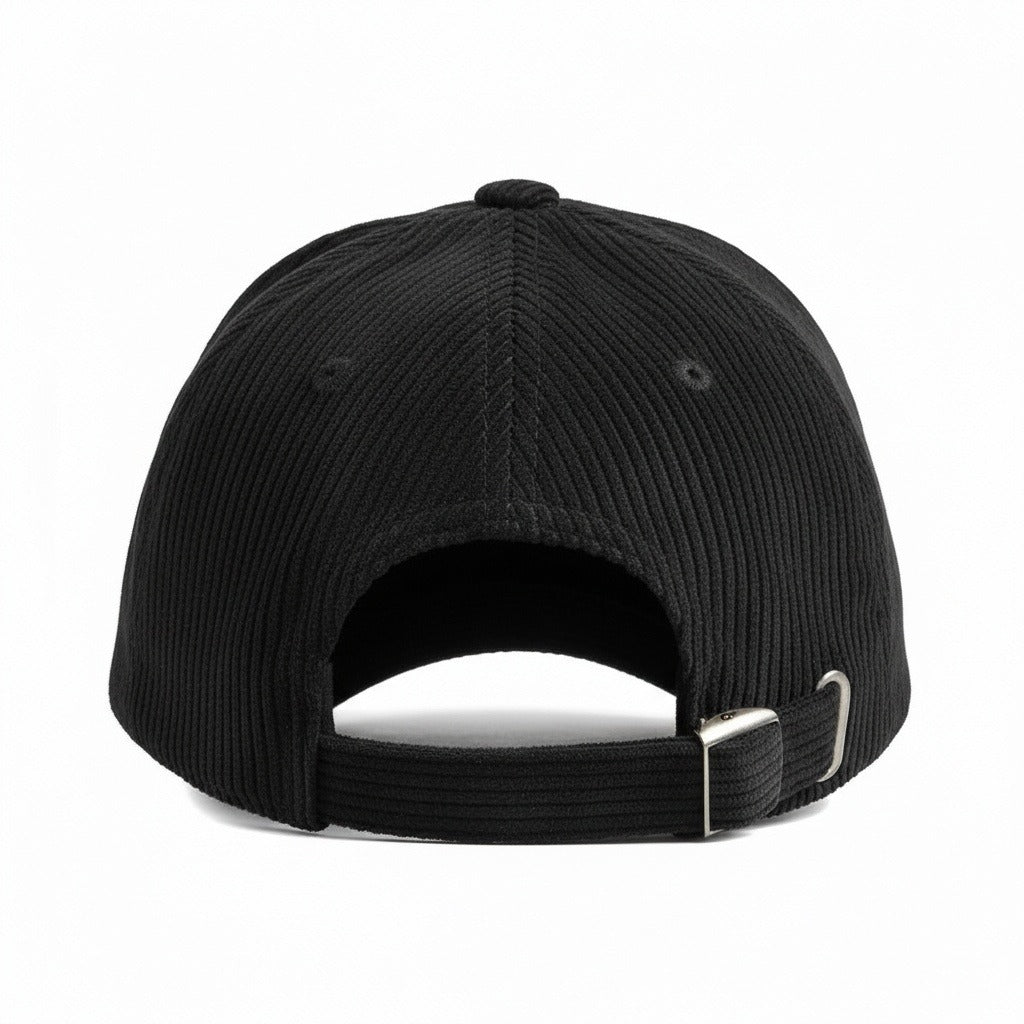 Men’s Cotton Corduroy Baseball Cap with Curved Brim