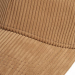 Men’s Cotton Corduroy Baseball Cap with Curved Brim