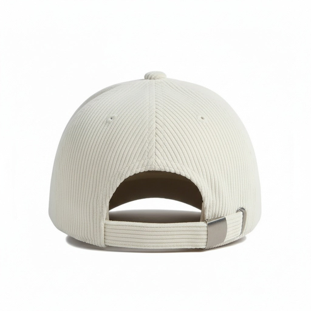 Men’s Cotton Corduroy Baseball Cap with Curved Brim