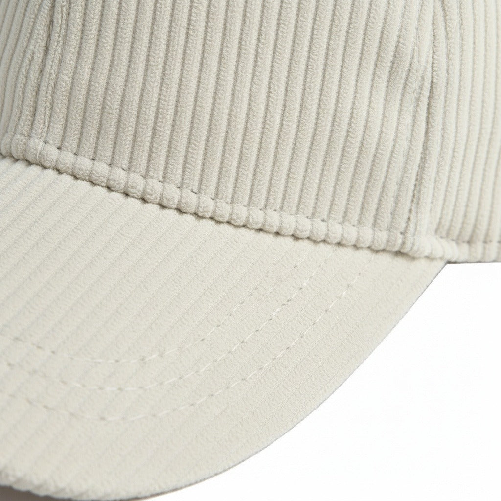 Men’s Cotton Corduroy Baseball Cap with Curved Brim