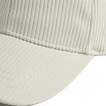 Men’s Cotton Corduroy Baseball Cap with Curved Brim
