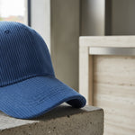 Men’s Cotton Corduroy Baseball Cap with Curved Brim