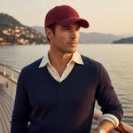 Men’s Cotton Corduroy Baseball Cap with Curved Brim