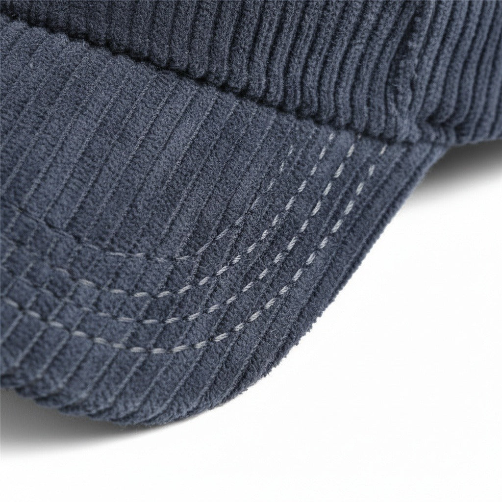 Men’s Cotton Corduroy Baseball Cap with Curved Brim