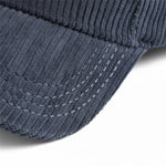 Men’s Cotton Corduroy Baseball Cap with Curved Brim