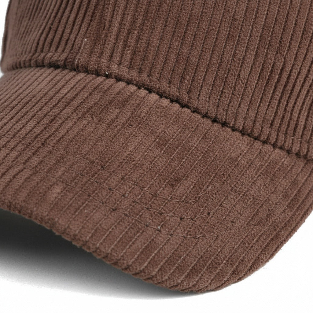 Men’s Cotton Corduroy Baseball Cap with Curved Brim