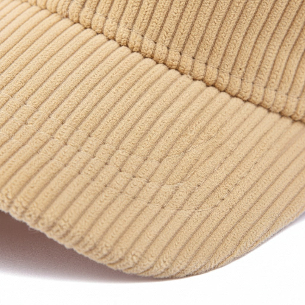 Men’s Cotton Corduroy Baseball Cap with Curved Brim