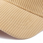 Men’s Cotton Corduroy Baseball Cap with Curved Brim