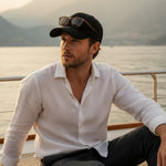 Men’s Cotton Corduroy Baseball Cap with Curved Brim