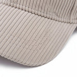 Men’s Cotton Corduroy Baseball Cap with Curved Brim