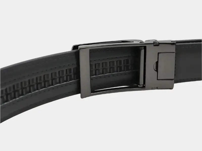 Darevon – Gunmetal Automatic-Buckle Dress Belt