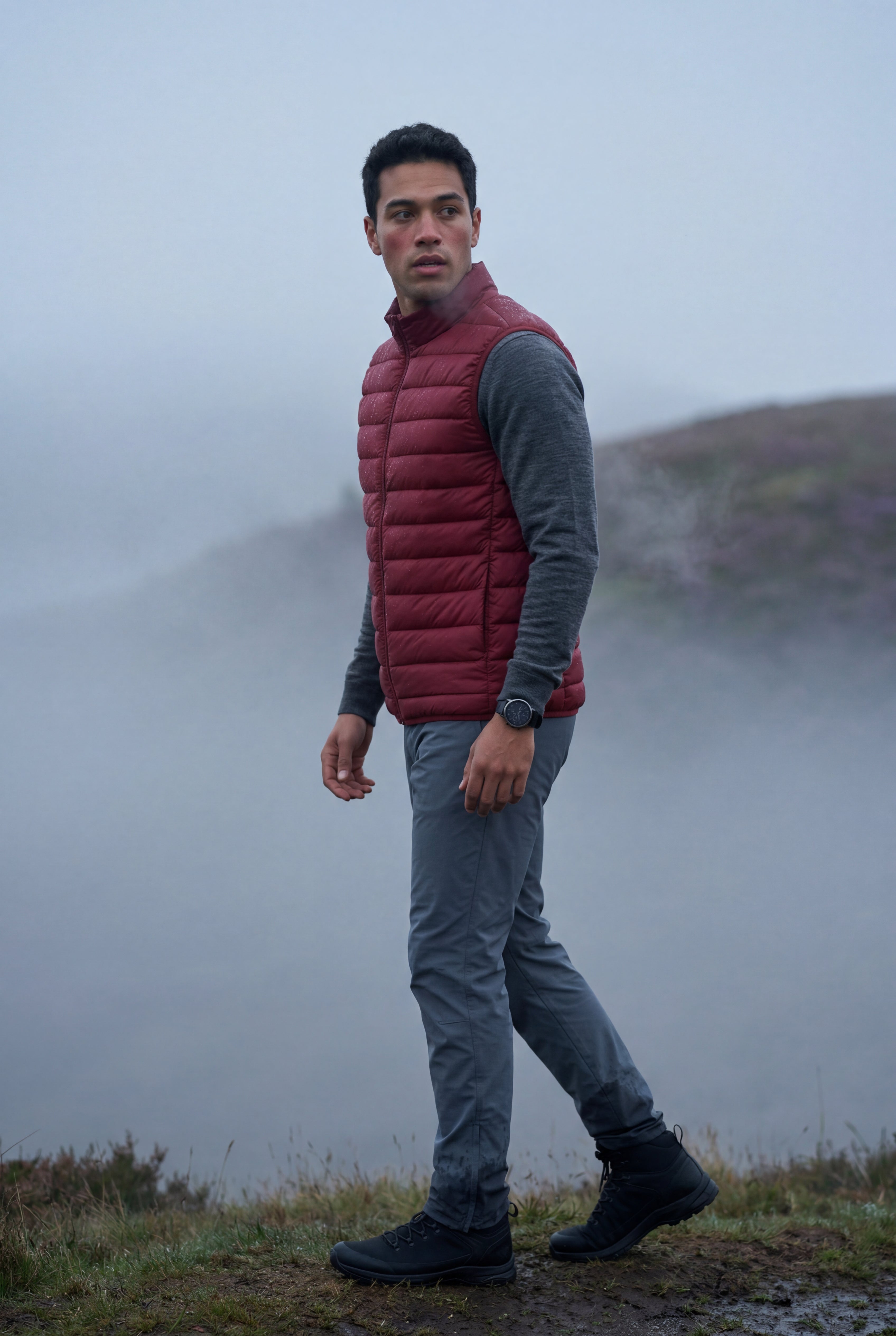 Orvellan – Padded High-Collar Vest