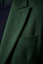 Men's Slim Fit Two-Piece Suit with Single-Breasted Blazer