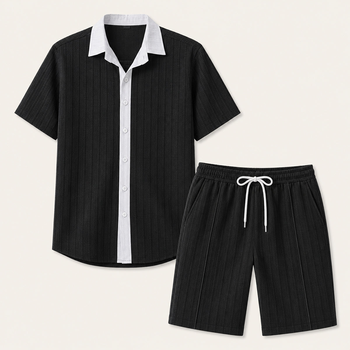 Faveron – Short-Sleeve Shirt and Shorts Set