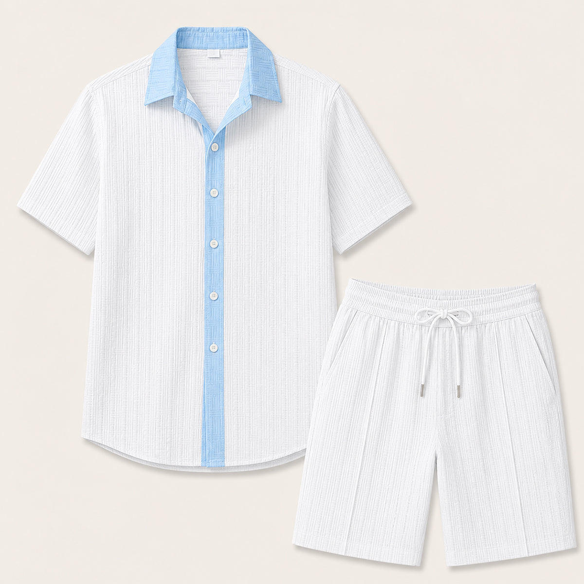 Faveron – Short-Sleeve Shirt and Shorts Set