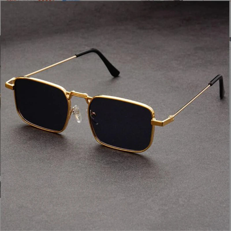 Men's Square Sunglasses with Metal Frame