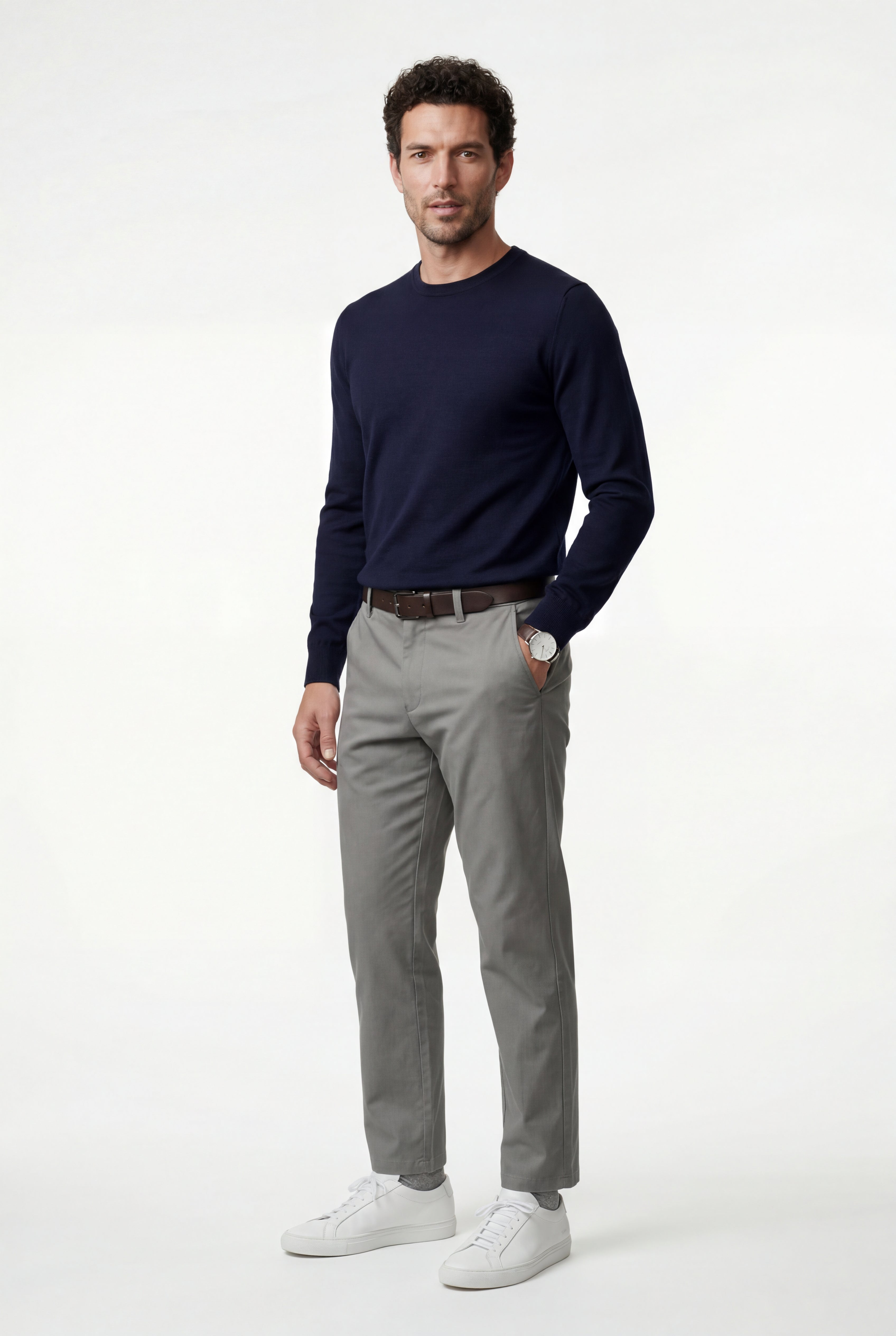 Marvello – Straight-Leg Chino Trousers