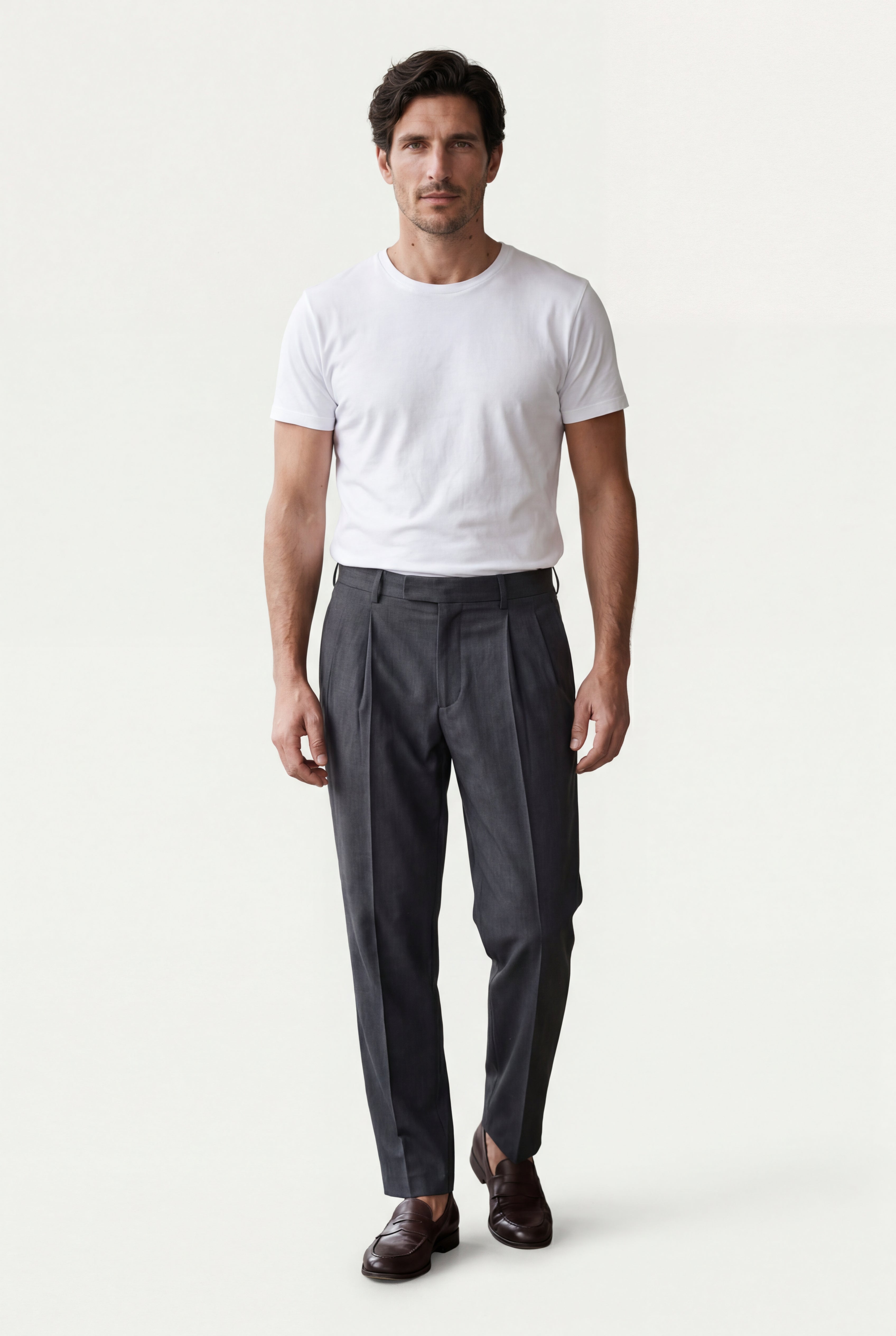 Norvell – Pleated Straight-Leg Dress Trousers