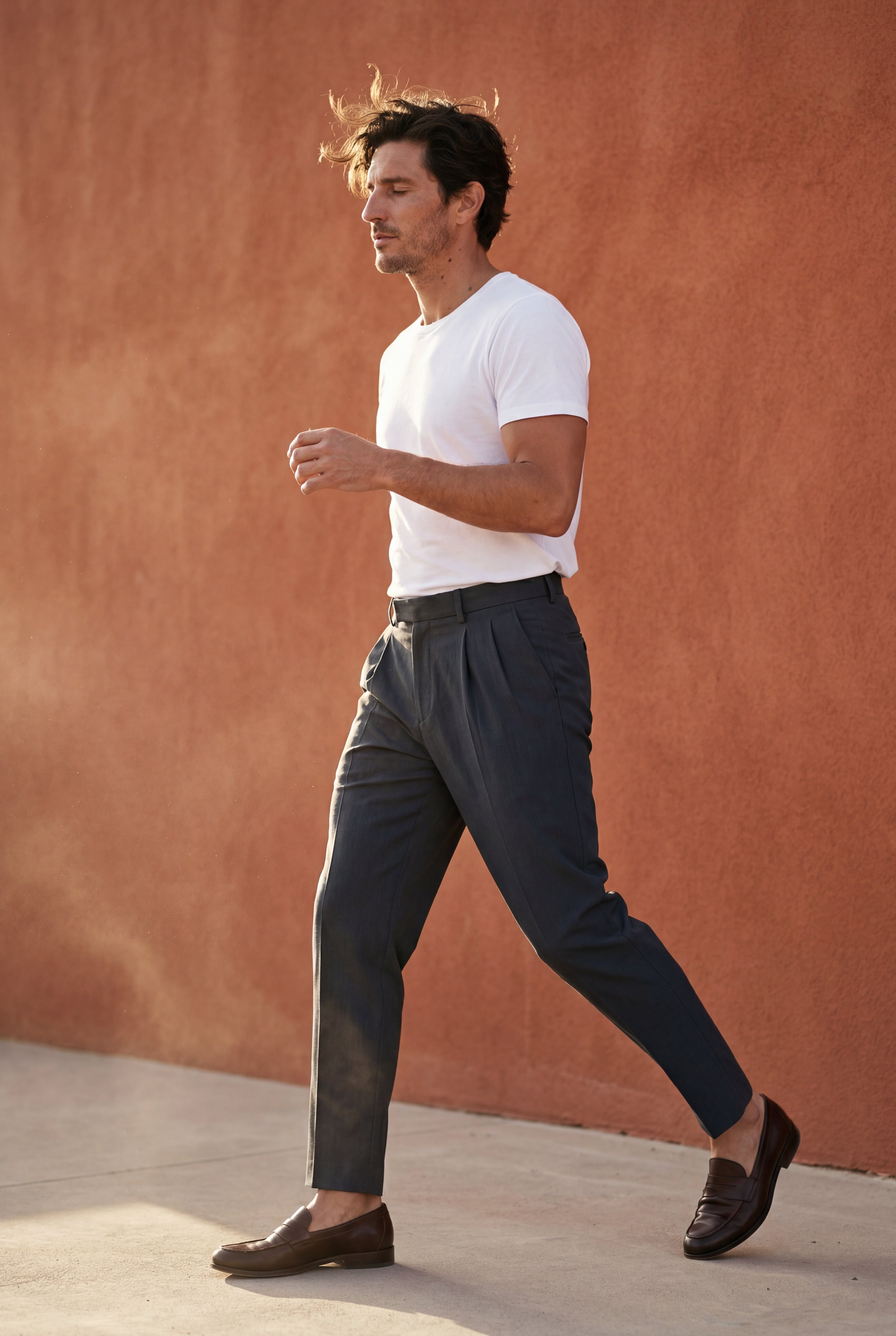 Norvell – Pleated Straight-Leg Dress Trousers